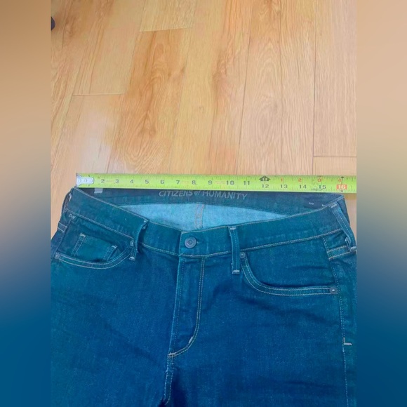 Citizens Of Humanity LA ‘Ava’ Low Rise Straight‎ Leg Sz 32 Dark Wash - Picture 4 of 15